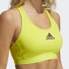 imageadidas Womens Dont Rest Alphaskin Padded BraAcid YellowBlack