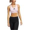 imageadidas Womens Dont Rest Alphaskin Padded BraClear Pink