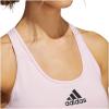 imageadidas Womens Dont Rest Alphaskin Padded BraClear Pink