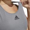 imageadidas Womens Dont Rest Alphaskin Padded BraDark Grey HeatherBlack