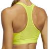 imageadidas Womens Dont Rest Alphaskin Sports BraAcid YellowBlack