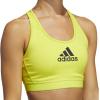 imageadidas Womens Dont Rest Alphaskin Sports BraAcid YellowBlack