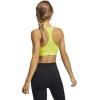 imageadidas Womens Dont Rest Alphaskin Sports BraAcid YellowBlack