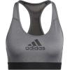 imageadidas Womens Dont Rest Alphaskin Sports BraDark Grey Heather