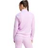 imageadidas Womens Essentials 3Stripe Track JacketBliss LilacWhite