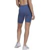 imageadidas Womens Essentials 3Stripes Bike ShortsCrew BlueWhite