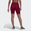 imageadidas Womens Essentials 3Stripes Bike ShortsLegacy BurgundyWhite