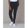 imageadidas Womens Essentials 3Stripes Fleece JoggersBlackWhite