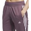 imageadidas Womens Essentials 3Stripes PantsPreloved PurpleWhite