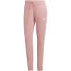 imageadidas Womens Essentials 3Stripes PantsWonder MauveWhite