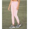 imageadidas Womens Essentials 3Stripes PantsWonder MauveWhite