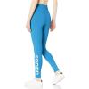 imageadidas Womens Essentials HighWaisted Logo LeggingsApp Sky RushWhite