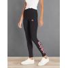 imageadidas Womens Essentials HighWaisted Logo LeggingsBlackBliss Pink