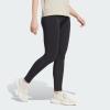 imageadidas Womens Essentials HighWaisted Logo LeggingsBlackLight Aqua