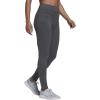 imageadidas Womens Essentials HighWaisted Logo LeggingsDark Grey HeatherRose Tone