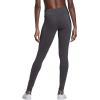 imageadidas Womens Essentials HighWaisted Logo LeggingsDark Solid GreyClear Pink
