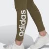 imageadidas Womens Essentials HighWaisted Logo LeggingsFocus OliveWhite