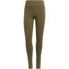imageadidas Womens Essentials HighWaisted Logo LeggingsFocus OliveWhite