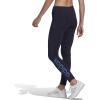 imageadidas Womens Essentials HighWaisted Logo LeggingsLegend InkCrew Blue