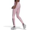 imageadidas Womens Essentials HighWaisted Logo LeggingsLegend InkIce Mint