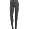 imageadidas Womens Essentials HighWaisted Logo LeggingsLight PinkBlack