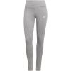 imageadidas Womens Essentials HighWaisted Logo LeggingsMedium Grey Heather  White