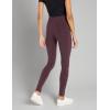 imageadidas Womens Essentials HighWaisted Logo LeggingsShadow MaroonBlack