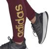 imageadidas Womens Essentials HighWaisted Logo LeggingsVictory CrimsonGold Metallic