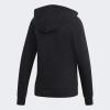 imageadidas Womens Essentials Linear HoodieBlackWhite
