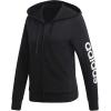 imageadidas Womens Essentials Linear HoodieBlackWhite