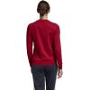 imageadidas Womens Essentials Linear SweatshirtActive MaroonWhite