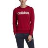 imageadidas Womens Essentials Linear SweatshirtActive MaroonWhite