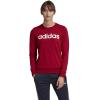 imageadidas Womens Essentials Linear SweatshirtActive MaroonWhite