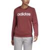 imageadidas Womens Essentials Linear SweatshirtLegacy Red MelWhite