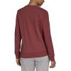 imageadidas Womens Essentials Linear SweatshirtLegacy Red MelWhite