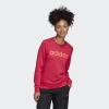 imageadidas Womens Essentials Linear SweatshirtPower PinkSignal Pink
