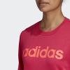 imageadidas Womens Essentials Linear SweatshirtPower PinkSignal Pink