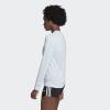 imageadidas Womens Essentials Linear SweatshirtSky TintWhite