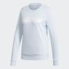 imageadidas Womens Essentials Linear SweatshirtSky TintWhite
