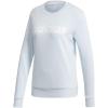 imageadidas Womens Essentials Linear SweatshirtSky TintWhite