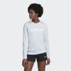 imageadidas Womens Essentials Linear SweatshirtSky TintWhite