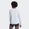 imageadidas Womens Essentials Linear SweatshirtSky TintWhite
