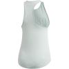 imageadidas Womens Essentials Linear Tank TopGreen TintWhite