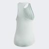 imageadidas Womens Essentials Linear Tank TopGreen TintWhite