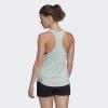 imageadidas Womens Essentials Linear Tank TopGreen TintWhite