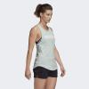 imageadidas Womens Essentials Linear Tank TopGreen TintWhite