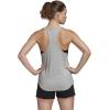 imageadidas Womens Essentials Linear Tank TopMedium Grey HeatherPink