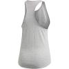 imageadidas Womens Essentials Linear Tank TopMedium Grey HeatherPink