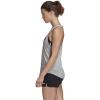 imageadidas Womens Essentials Linear Tank TopMedium Grey HeatherPink