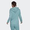imageadidas Womens Essentials Logo FullZip HoodieMint TonWhite